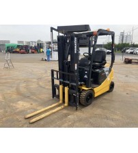 Xe nâng điện 1 tấn Komatsu FB10-12 Nhật bãi, chui công, dịch giá, chiều cao nâng 4 mét, đời cao 2020 mới chạy 800 giờ